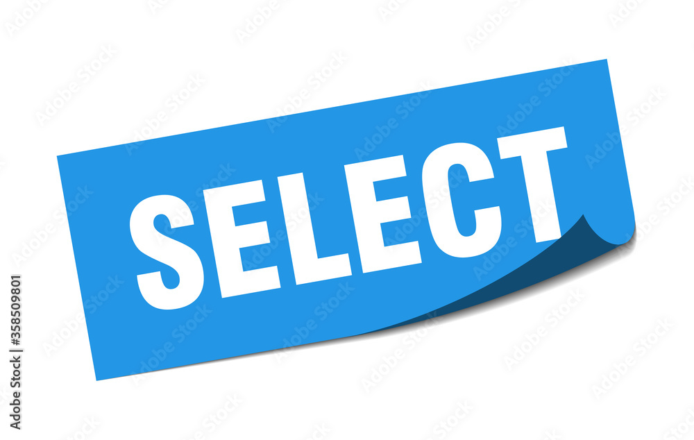 select sticker. select square isolated sign. select label select sticker. select square isolated sign. select label