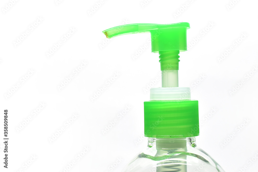 alcohol gel bottle isolated on white background alcohol gel bottle isolated on white background