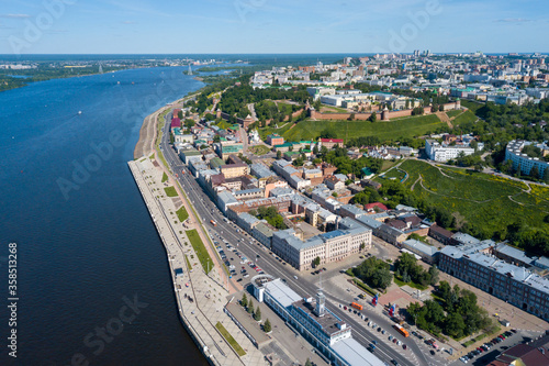 Volga river embankment in Nizhny Novgorod © KVN1777