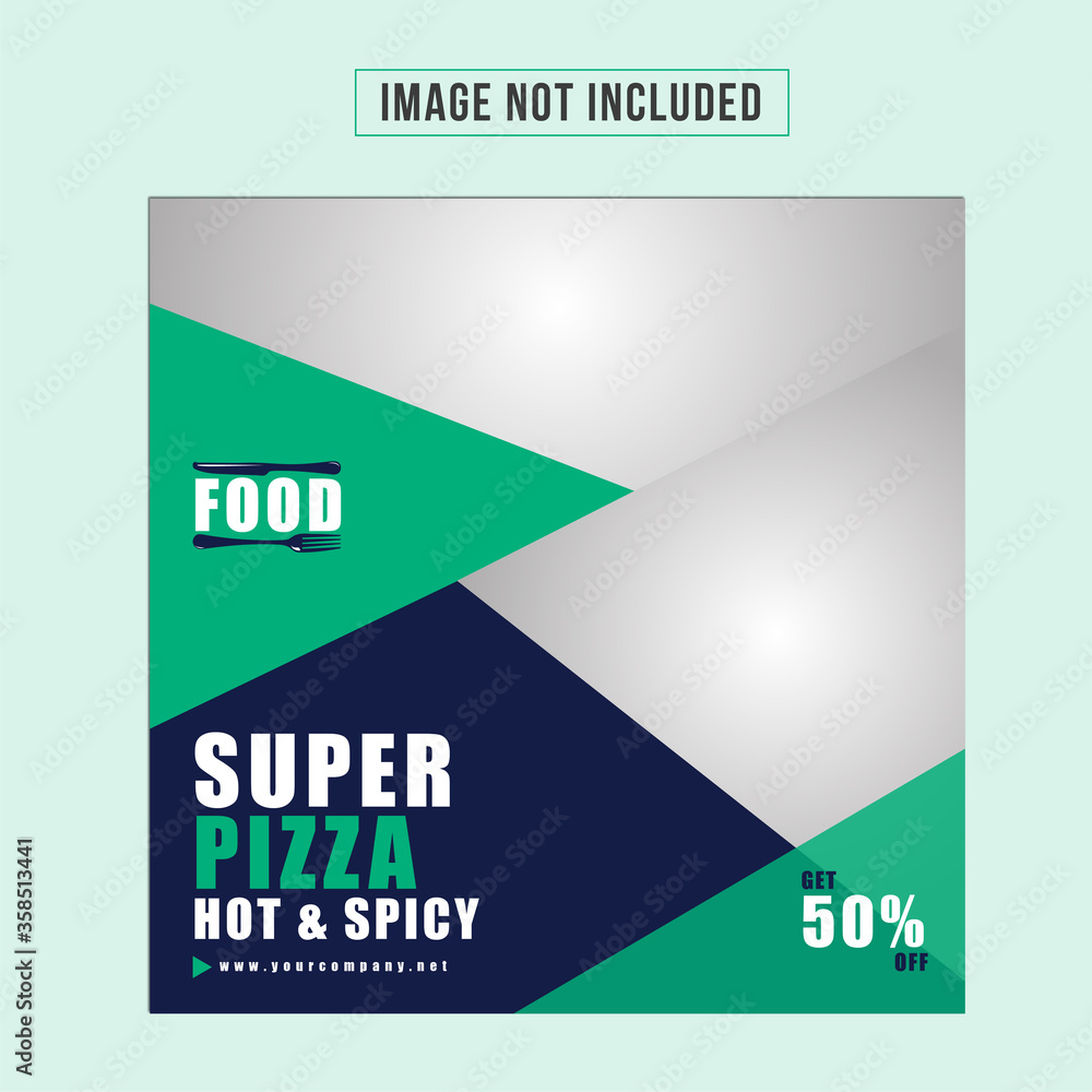 Restaurant food Social Media Banner Restaurant food Social Media Banner