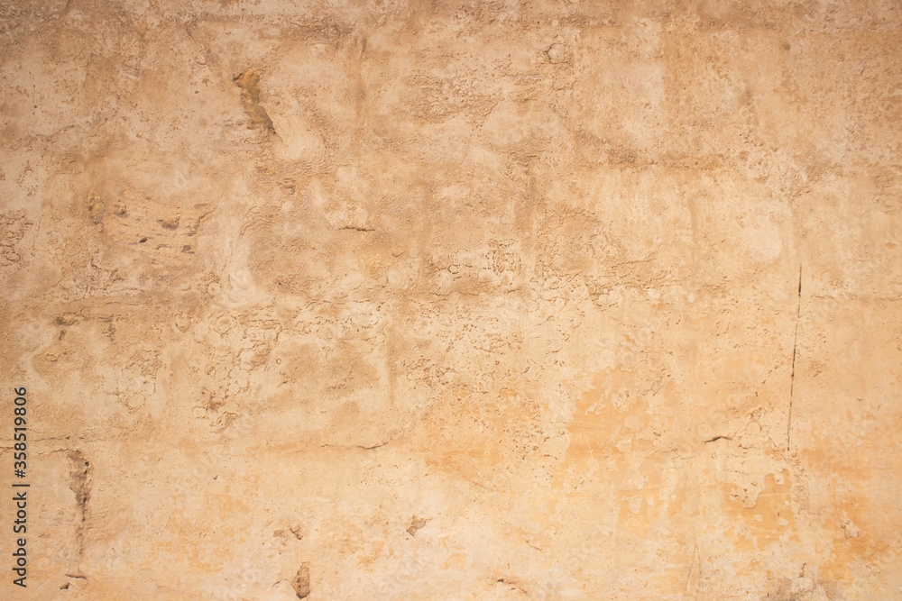 Light brown retro brick and cement wall surface texture Light brown retro brick and cement wall surface texture