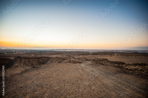 It s Nature on the sunset near the Bahariya Oasis in the Sahara Desert in Egypt