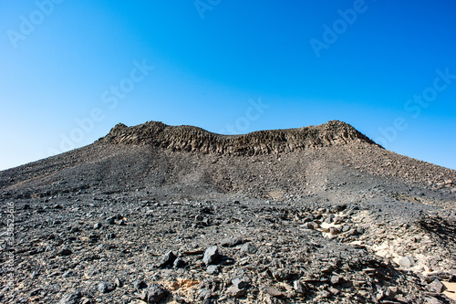 It's Black desert, Bahariya Oasis area, Egypt, Africa