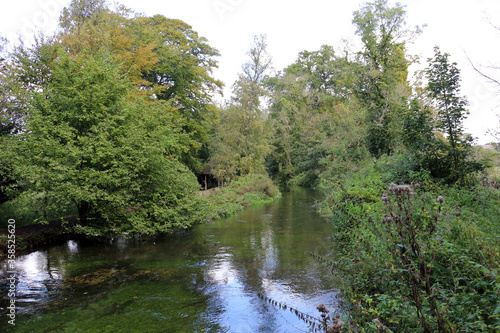 The River Test running through Mottisfont in Hampshire