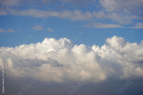 blue sky with clouds for background