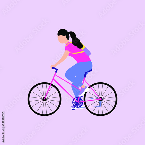 Fototapeta Naklejka Na Ścianę i Meble -  Bicycle riding
