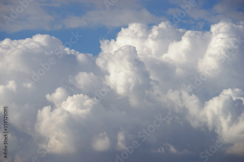 blue sky with clouds for background