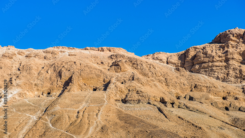 It's Rocks near the valley of the Kings near Luxor, Egypt It's Rocks near the valley of the Kings near Luxor, Egypt