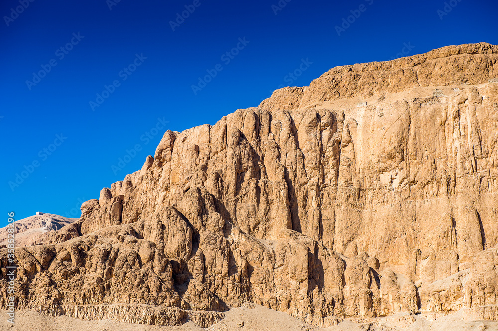 Fototapeta premium It's Rocks near the valley of the Kings near Luxor, Egypt