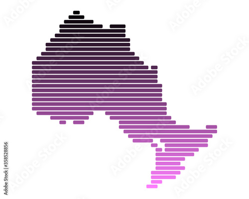 Karte von Ontario