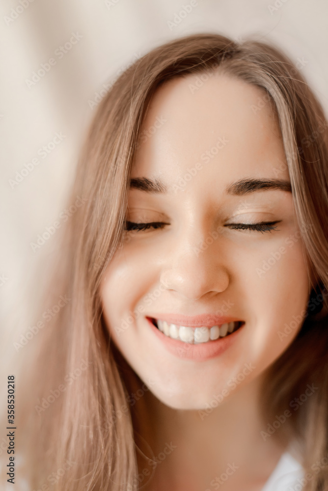 Portrait of a young happy woman Portrait of a young happy woman