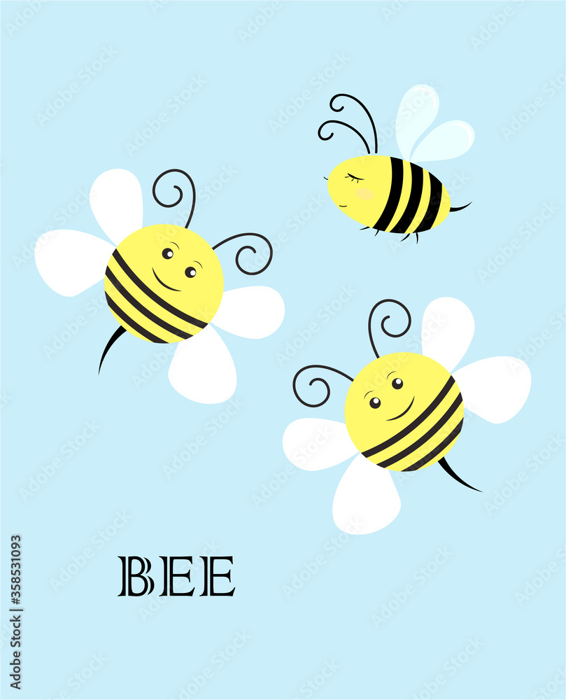 bee and honey