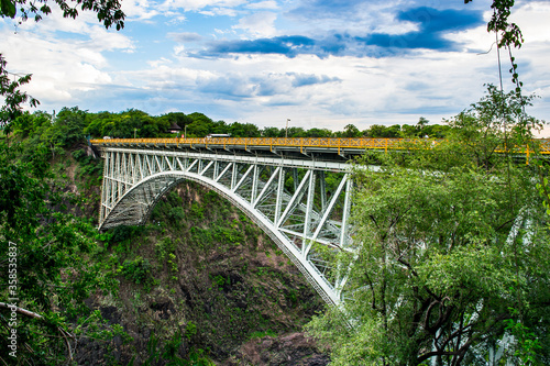 It's Bridge at the Victoria Falls, Zambezi River, Zimbabwe and Zambia