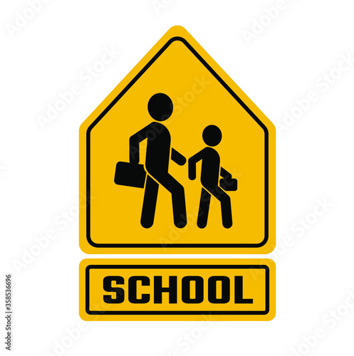school zone sign