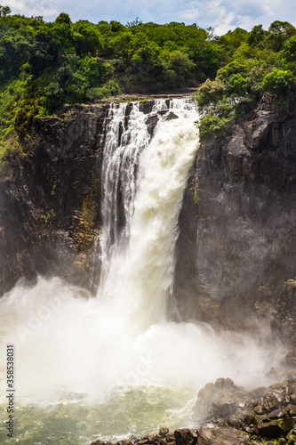 It s Victoria Falls  boarder of Zambia and Zimbabwe. UNESCO World Heritage