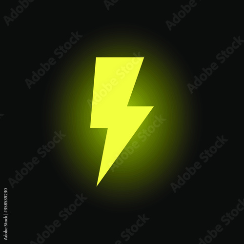 Free Download Power Icon, Lightning Power Icon - GFXLoad