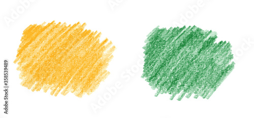 手描き色塗りセット　色鉛筆