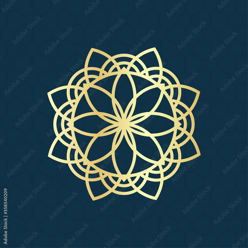 Fototapeta premium Islamic ornaments pattern vector illustration