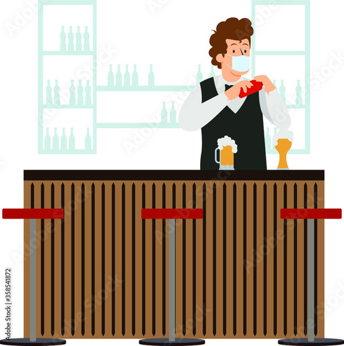 Bar is operating like usual during new normal