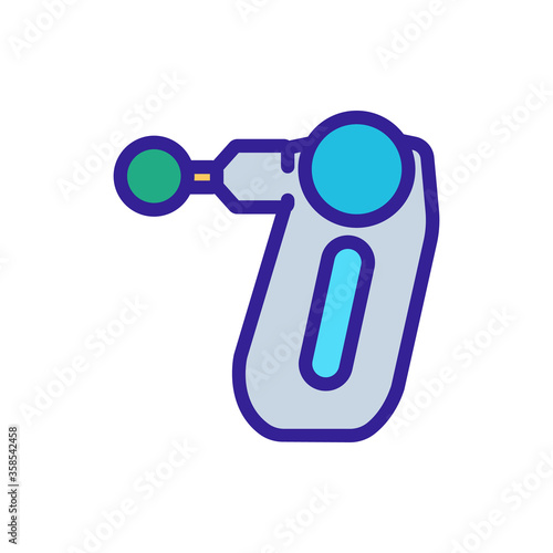 cellulite body massager icon vector. cellulite body massager sign. color symbol illustration