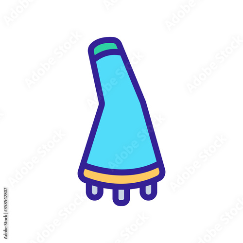 cellulite massager equipment icon vector. cellulite massager equipment sign. color symbol illustration