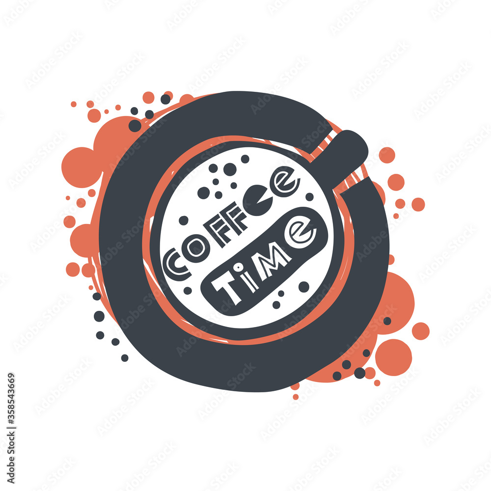 Obraz premium Hand-drawn lettering in sloppy style. Scandinavian doodles. Vector isolated motivation illustration