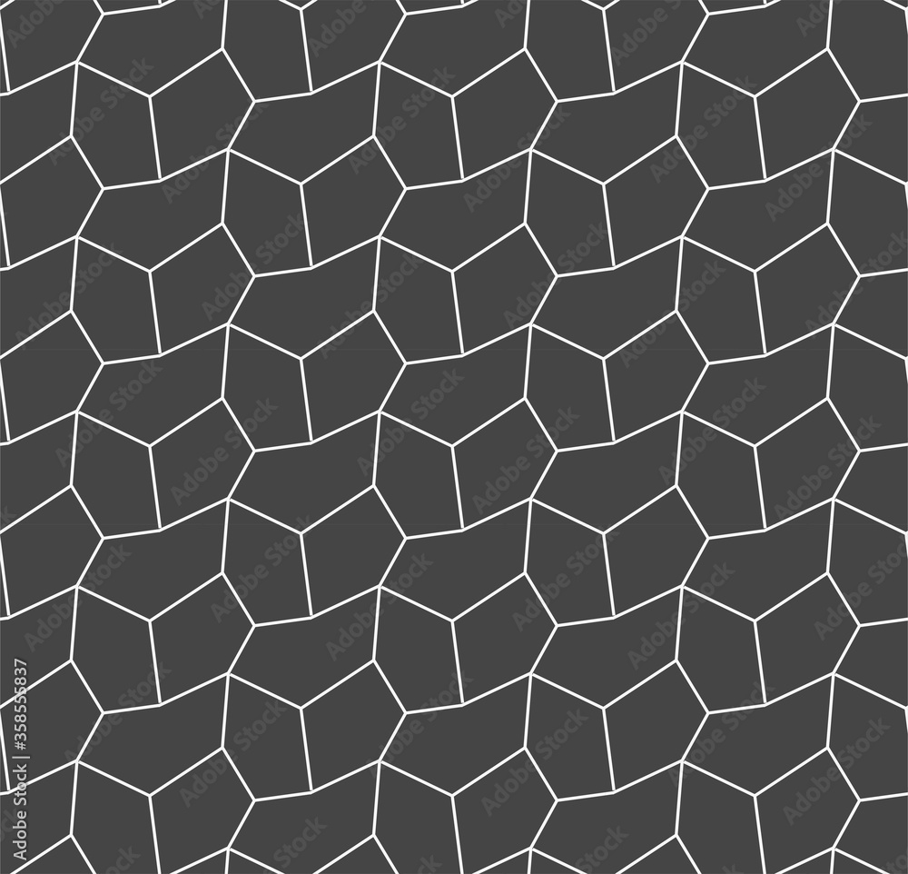 Continuous Simple Graphic Hex Background Texture. Repeat Classic Vector Rhombus Lattice Pattern. Seamless Minimal Cell Backdrop Continuous Simple Graphic Hex Background Texture. Repeat Classic Vector Rhombus Lattice Pattern. Seamless Minimal Cell Backdrop