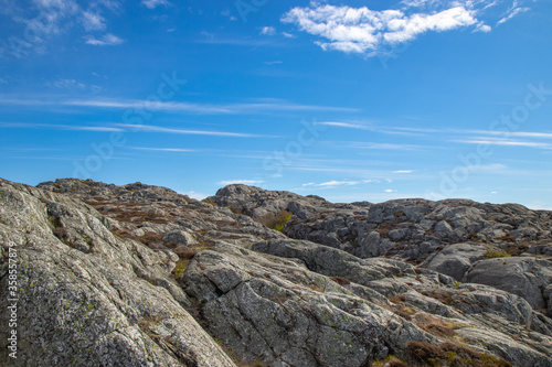 Swedish seascape in summertime. Rocks and blue sky © Andreas Bergerstedt