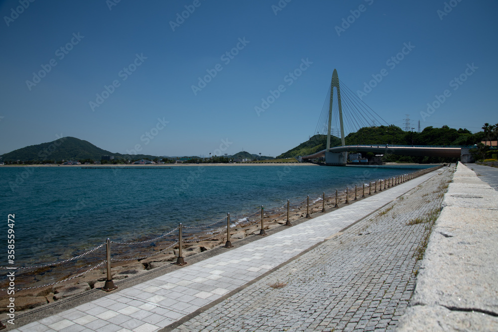 Obraz premium 海の見える場所