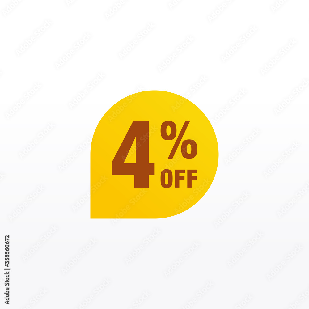 4 discount, Sales Vector badges for Labels, , Stickers, Banners, Tags, Web Stickers, New offer. Discount origami sign banner 4 discount, Sales Vector badges for Labels, , Stickers, Banners, Tags, Web Stickers, New offer. Discount origami sign banner
