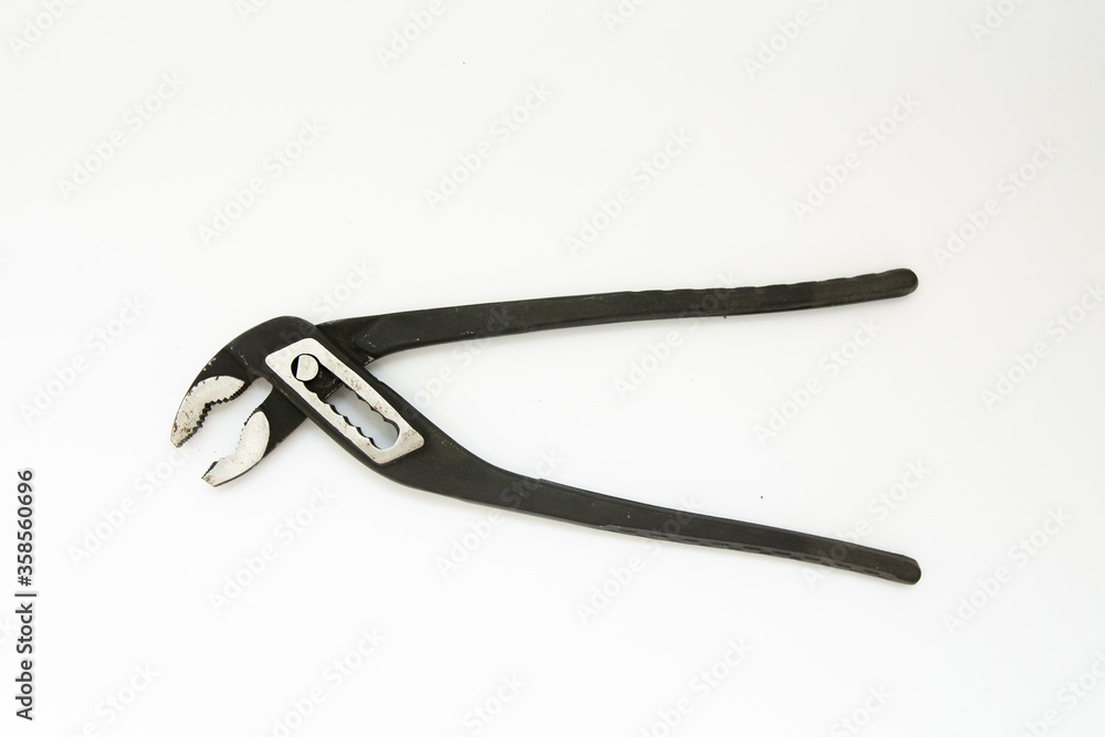 adjustable spanner on a white background adjustable spanner on a white background