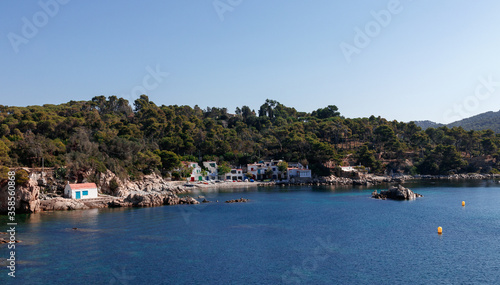 ancient town in the coast in spain