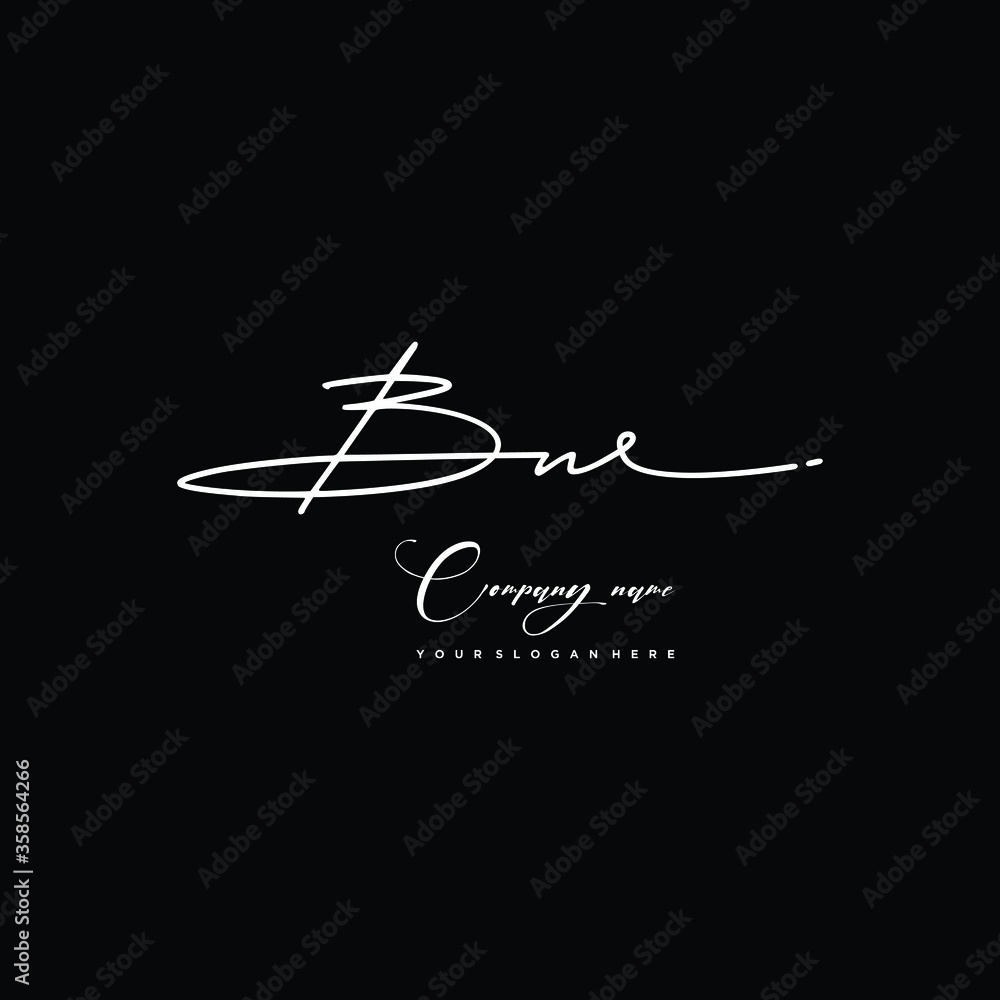 BN initials signature logo. Handwriting logo vector templates. Hand drawn Calligraphy lettering Vector illustration. BN initials signature logo. Handwriting logo vector templates. Hand drawn Calligraphy lettering Vector illustration.