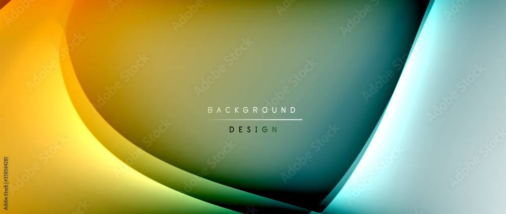 Fluid gradient waves with shadow lines and glowing light effect, modern flowing motion abstract background for cover, placards, poster, banner or flyer Fluid gradient waves with shadow lines and glowing light effect, modern flowing motion abstract background for cover, placards, poster, banner or flyer