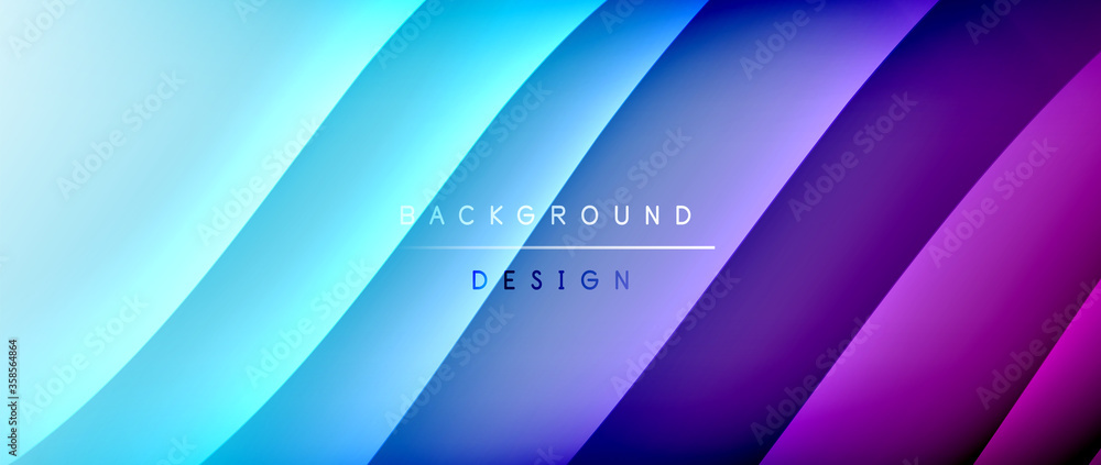 Fluid gradient waves with shadow lines and glowing light effect, modern flowing motion abstract background for cover, placards, poster, banner or flyer Fluid gradient waves with shadow lines and glowing light effect, modern flowing motion abstract background for cover, placards, poster, banner or flyer