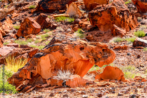 It's Rocks and stones of Twyfelfontein, Namibia