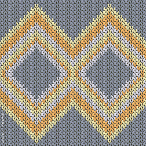 Soft rhombus argyle christmas knit geometric 