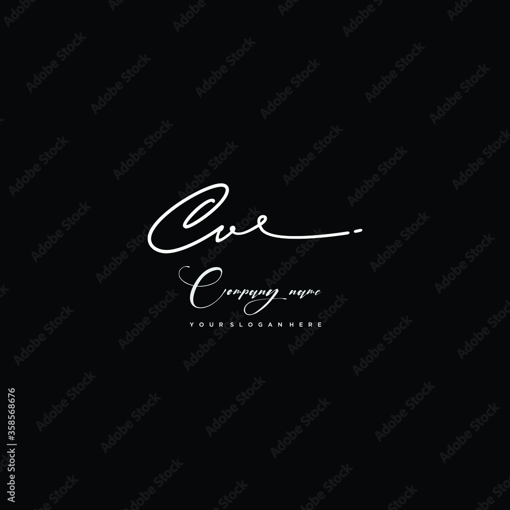 CV initials signature logo. Handwriting logo vector templates. Hand drawn Calligraphy lettering Vector illustration.
CV initials signature logo. Handwriting logo vector templates. Hand drawn Calligraphy lettering Vector illustration.