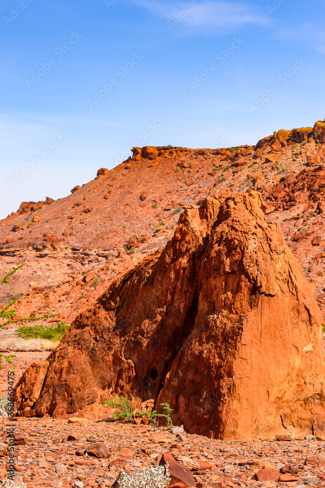 It's Rocks of Twyfelfontein, Namibia