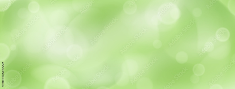 Abstract background with bokeh effects in green colors Abstract background with bokeh effects in green colors
