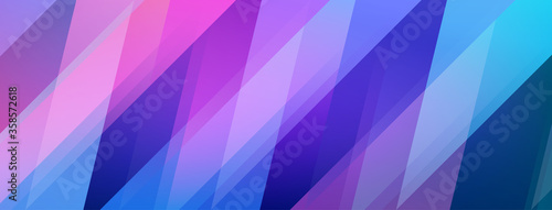 Abstract background of colored polygons in purple and blue colors