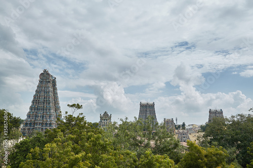 Meenakshi hindu temple in madurai, India