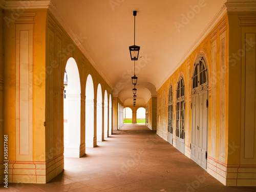 Arkaden im Schloß Wilhelmsbad in Hanau photo