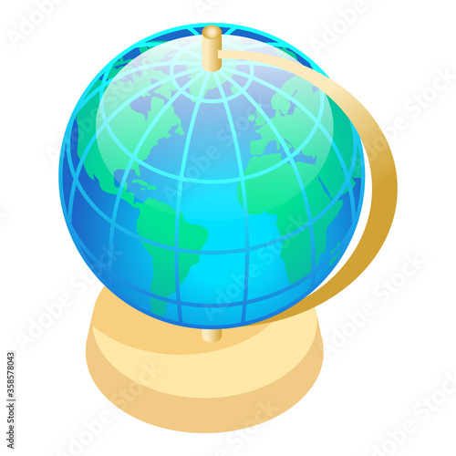 Graphic Mall, Geography isometric 3D.