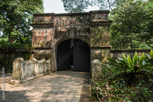 Fototapeta Naklejka Na Ścianę i Meble -  The Main Gate, Fort Canning Park, Singapore