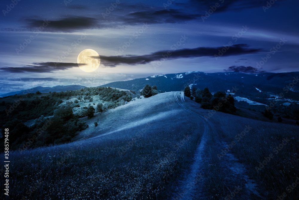 at night at night