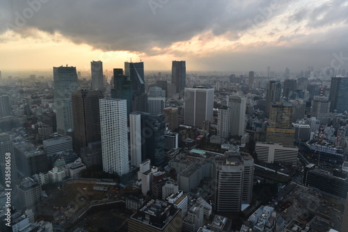 Tokio city skyline