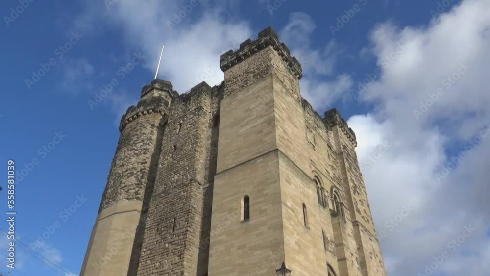 old castle and bright sky newcastle upon tyne uk old castle and bright sky newcastle upon tyne uk