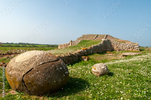 Prehistoric altar Monte d'Accoddi, is a megalithic monument discovered in 1954 in Sassari, Sardinia