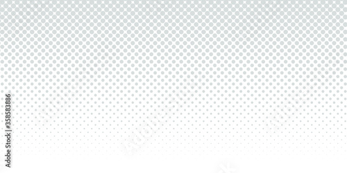 gray comic abstract halftone white background texture with dot vector